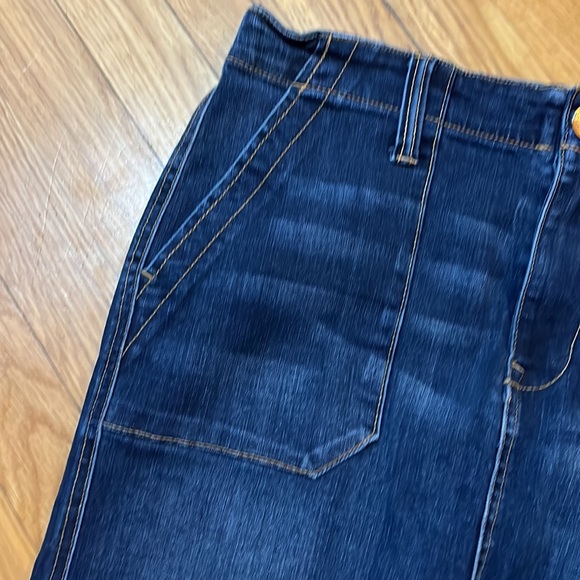 SEVEN7 Women’s Denim Utility Skirt Size 8 - Picture 2 of 8